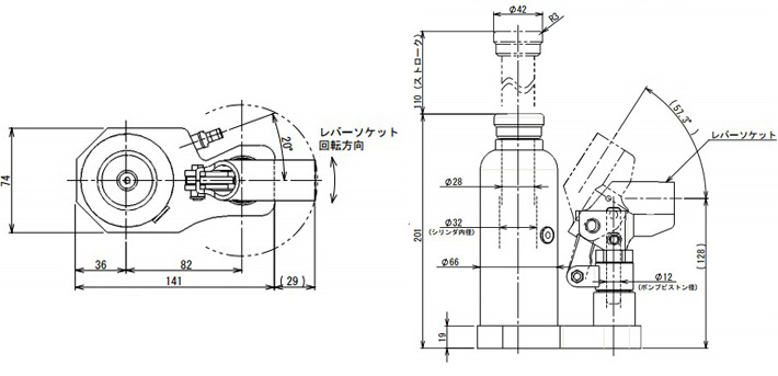 ED-40液壓千斤頂結(jié)構(gòu)尺寸圖片