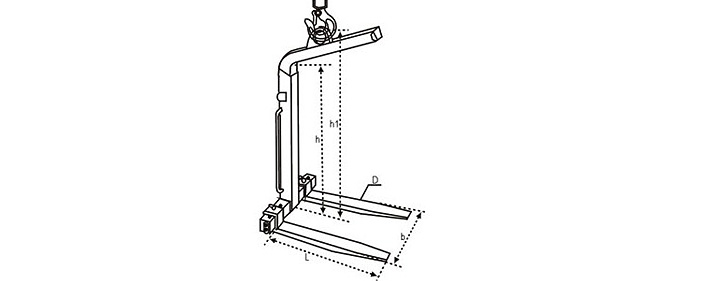 自動(dòng)平衡吊叉結(jié)構(gòu)尺寸圖片
