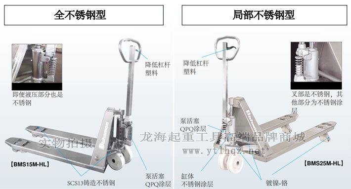 Bishamon不銹鋼液壓搬運(yùn)車(chē)圖片