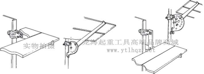 鷹牌腳手架安裝夾具示意圖