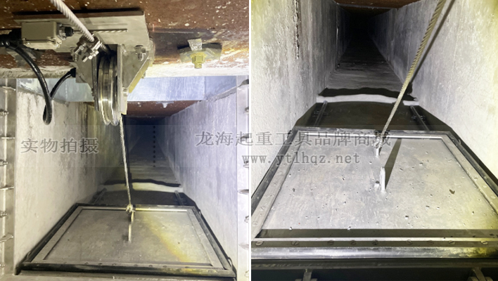 使用建筑卷揚機開閉防水閘門案例圖一